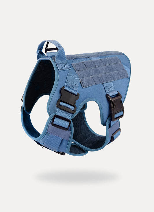 PAWTRENDER Mega Tactical Dog Harness - Blue 1317