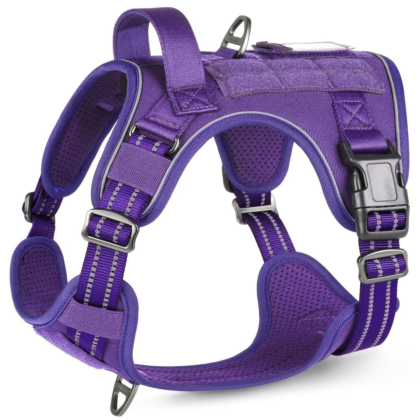 Colorful Escape Proof Tactical Dog Vest Harness - Rabbitgoo