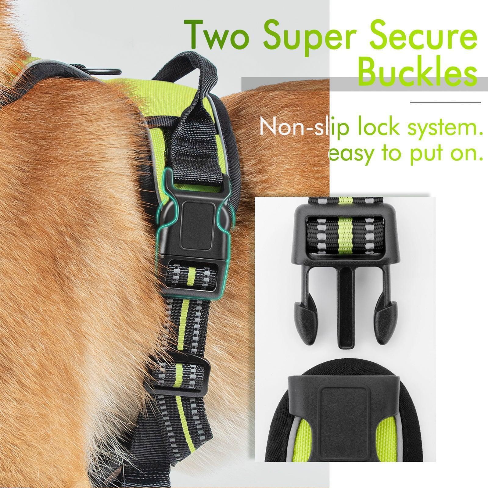 Rabbitgoo No Pull Dog Harness - Wild Lime 