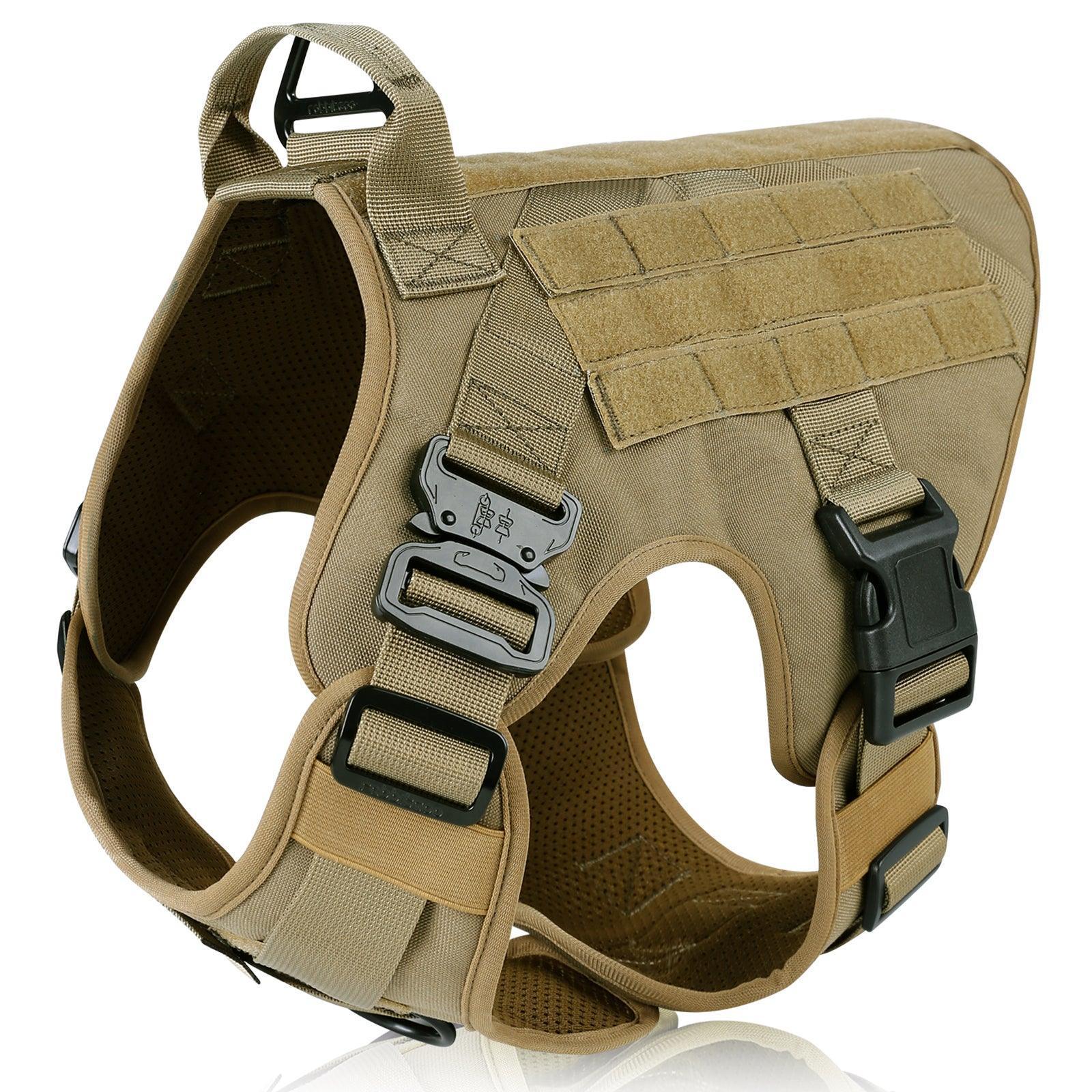 Tactical Dog Harness Vest with Handle Rabbitgoo