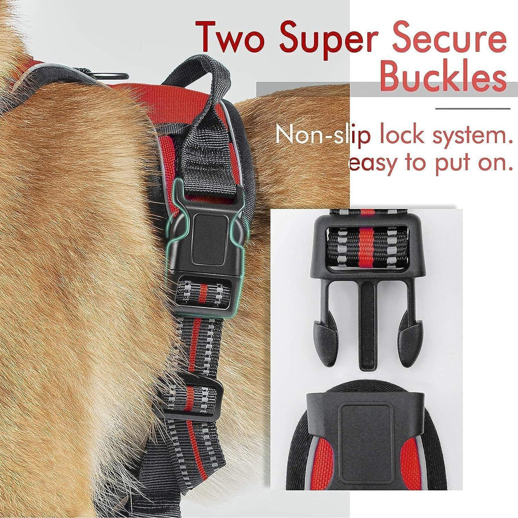 Classic Fit No Pull Dog Harness - Red