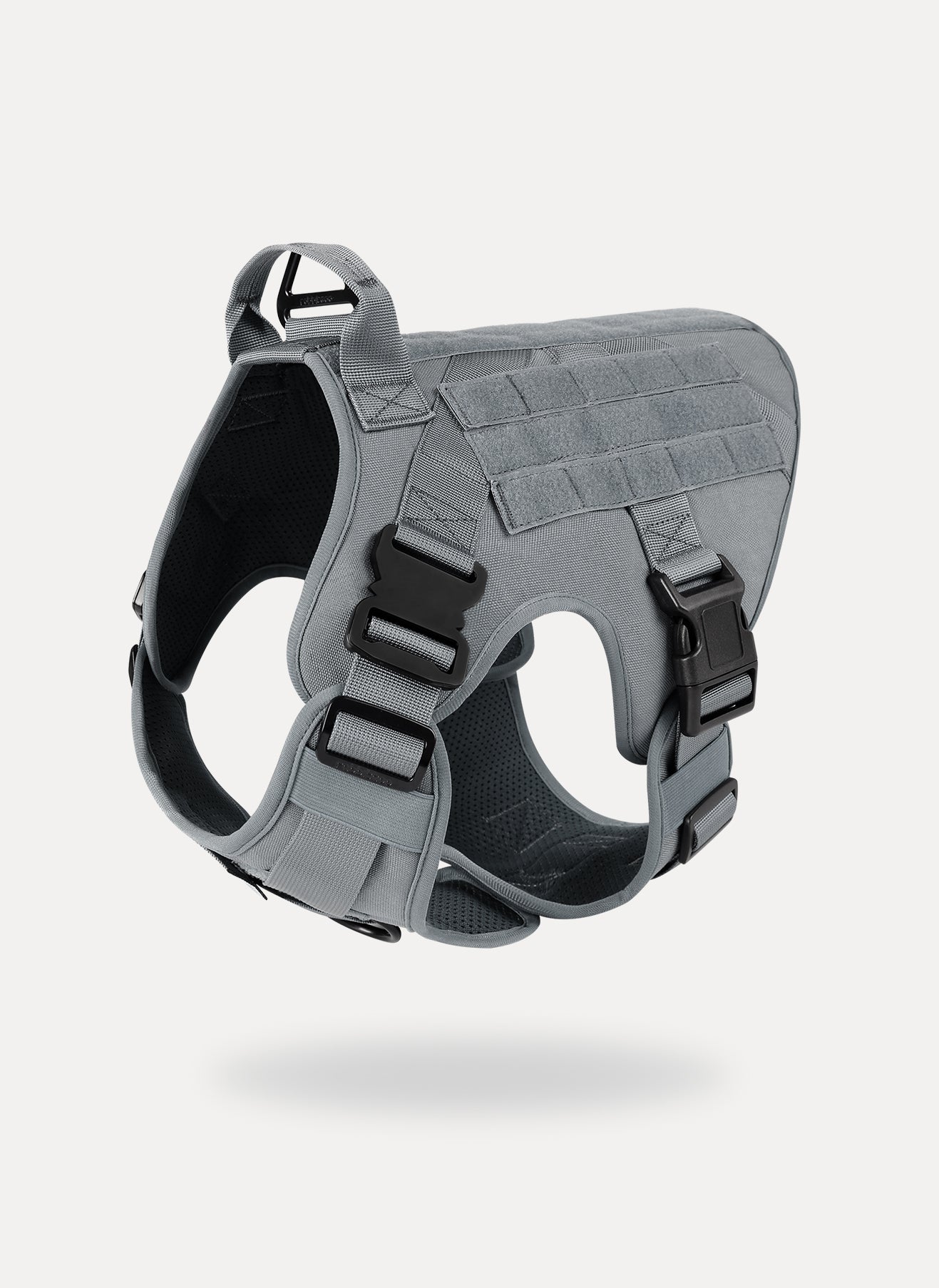 PAWTRENDER Mega Tactical Dog Harness - Grey