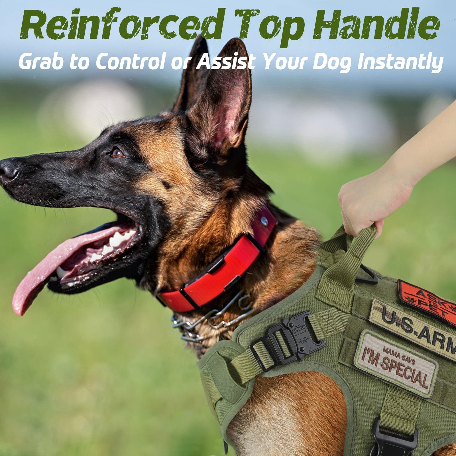 Tactical Dog Harness Vest with Handle