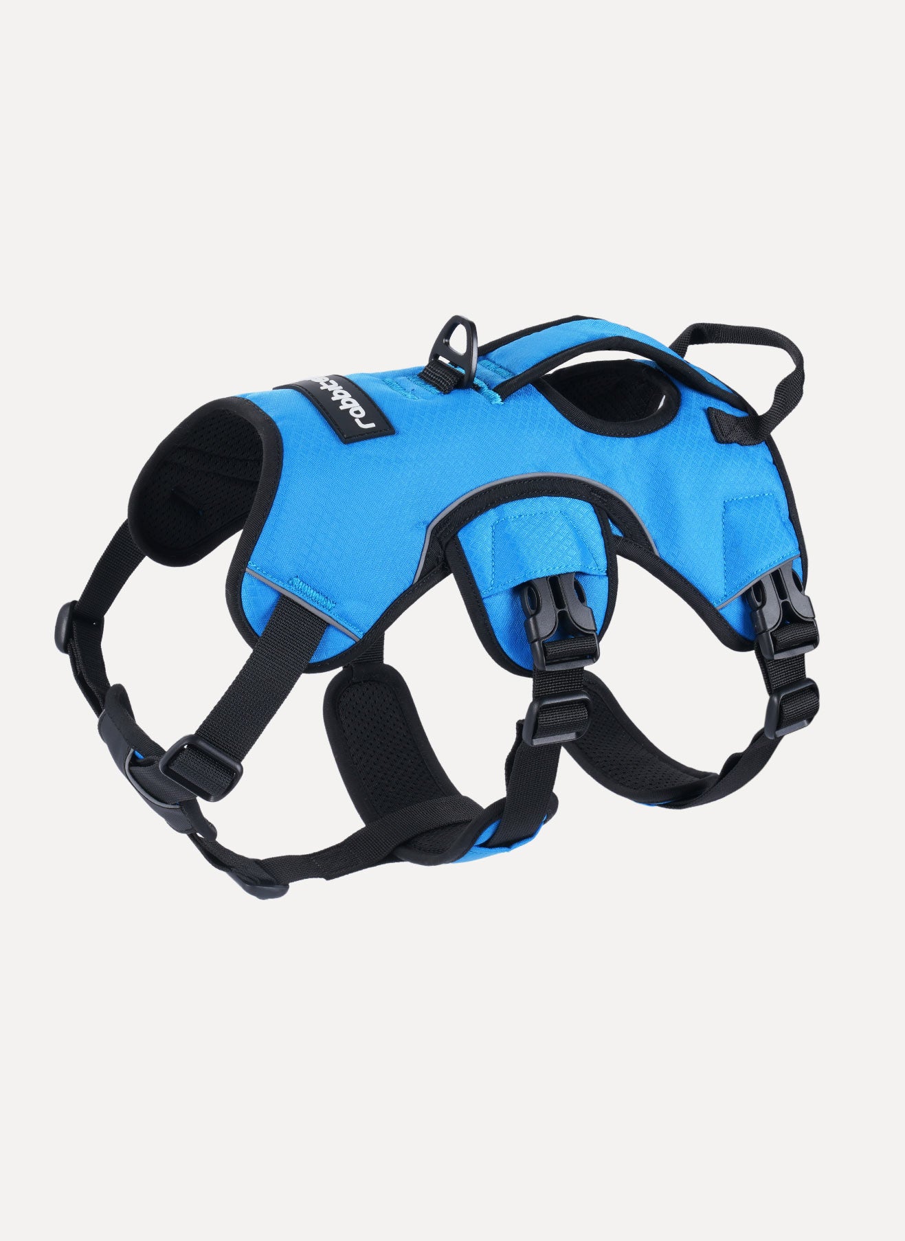 Rabbitgoo Large Dog Harness with Handle for Lifting - Blue
