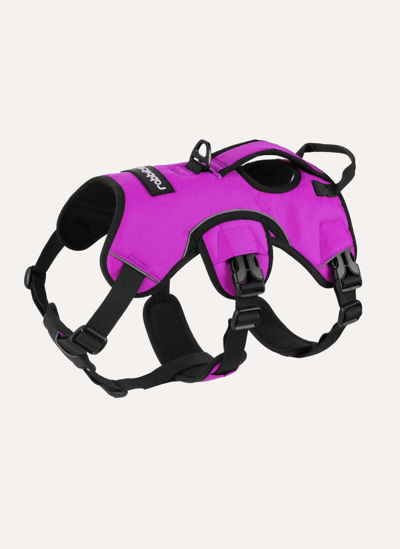 Rabbitgoo Large Dog Harness with Handle for Lifting - Purple