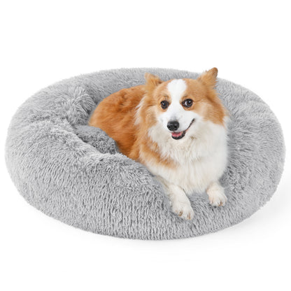 Floof Calming 24'' Dog Bed for Small Dog - Grey