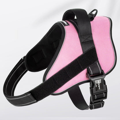 Easy Walk Dog Harness with One Buckle - Pink