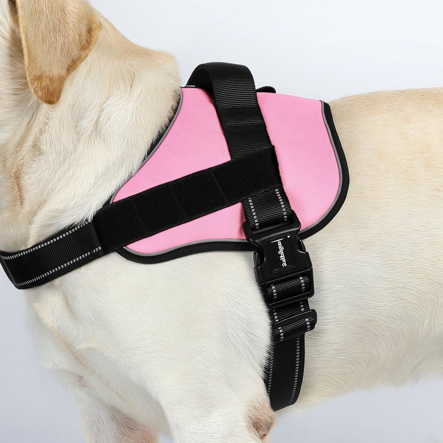 Easy Walk Dog Harness with One Buckle - Pink