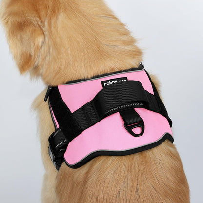 Easy Walk Dog Harness with One Buckle - Pink