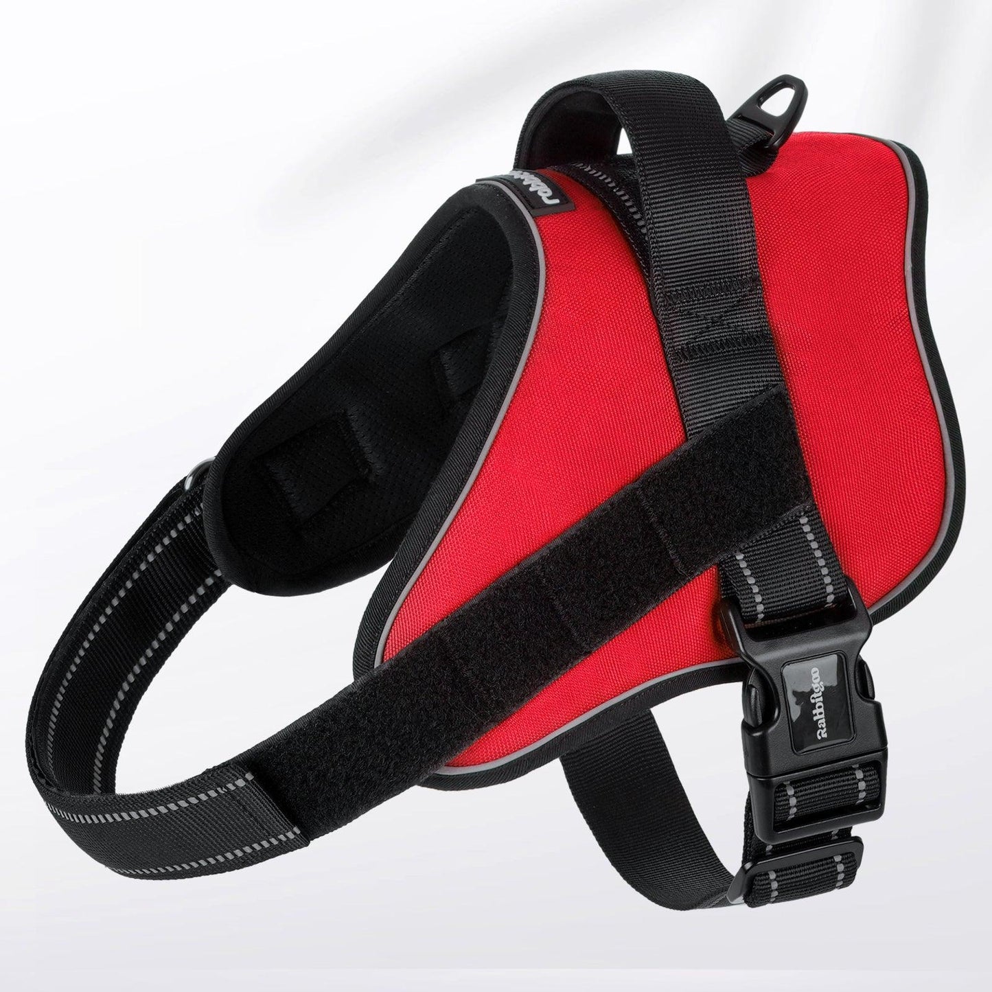 Easy Walk Dog Harness with One Buckle - Red