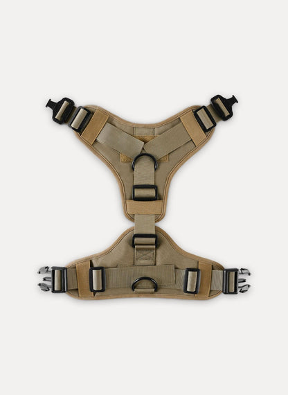 Tactical Dog Harness Vest with Handle - Tan 