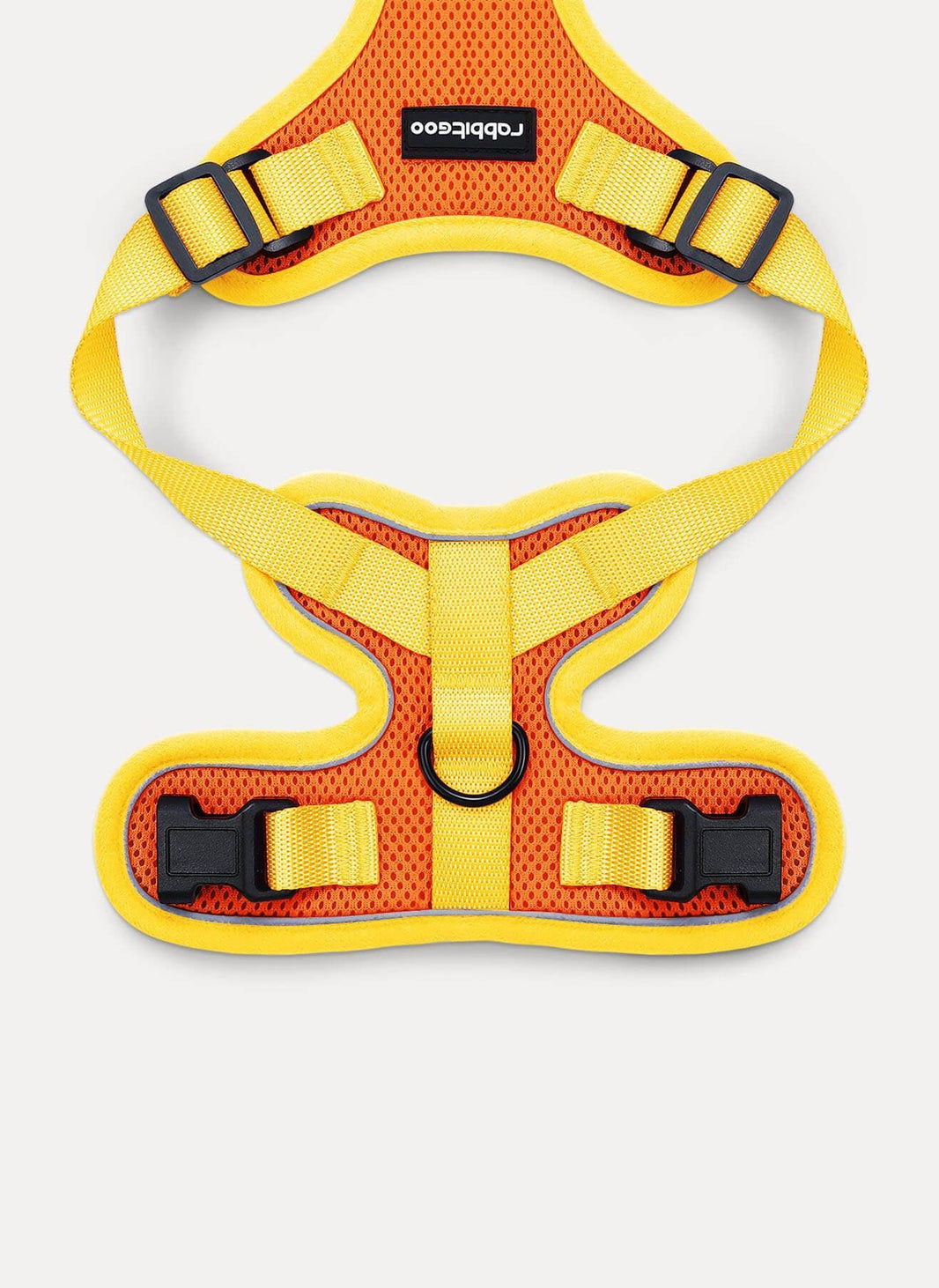 Rabbitgoo Fusion Adjustable cat harness and leash set - Orange & Yellow 