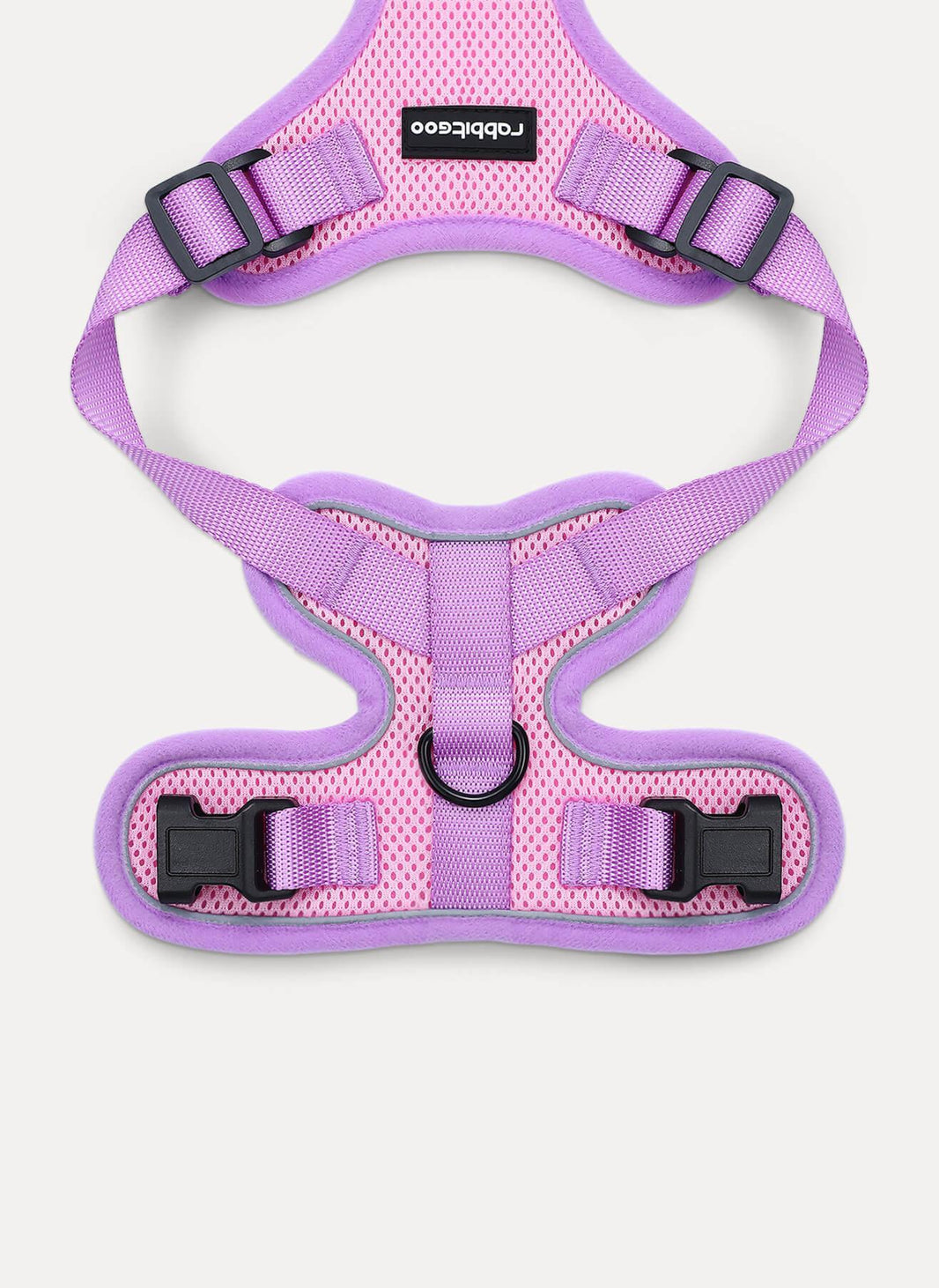 Rabbitgoo Fusion Adjustable cat harness and leash set - Pink & Purple 