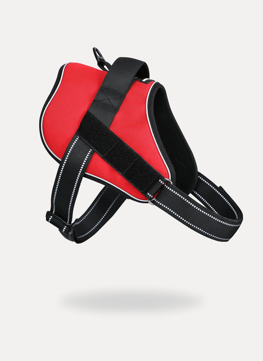 Easy Walk Dog Harness with One Easy-Fit Buckle - Red  1317