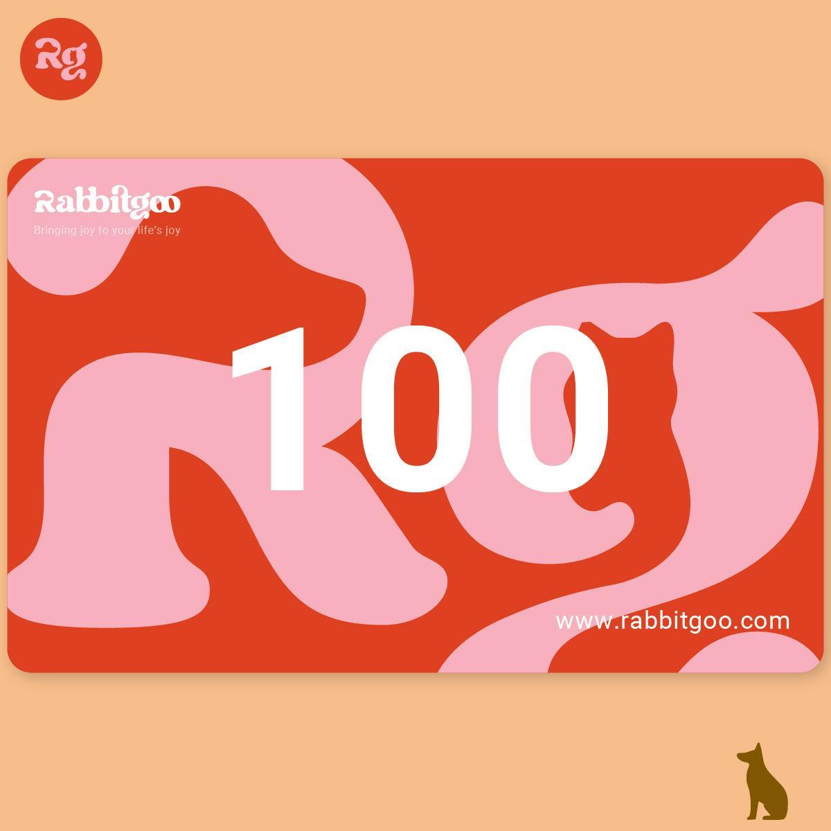 Rabbitgoo gift card - $10.00