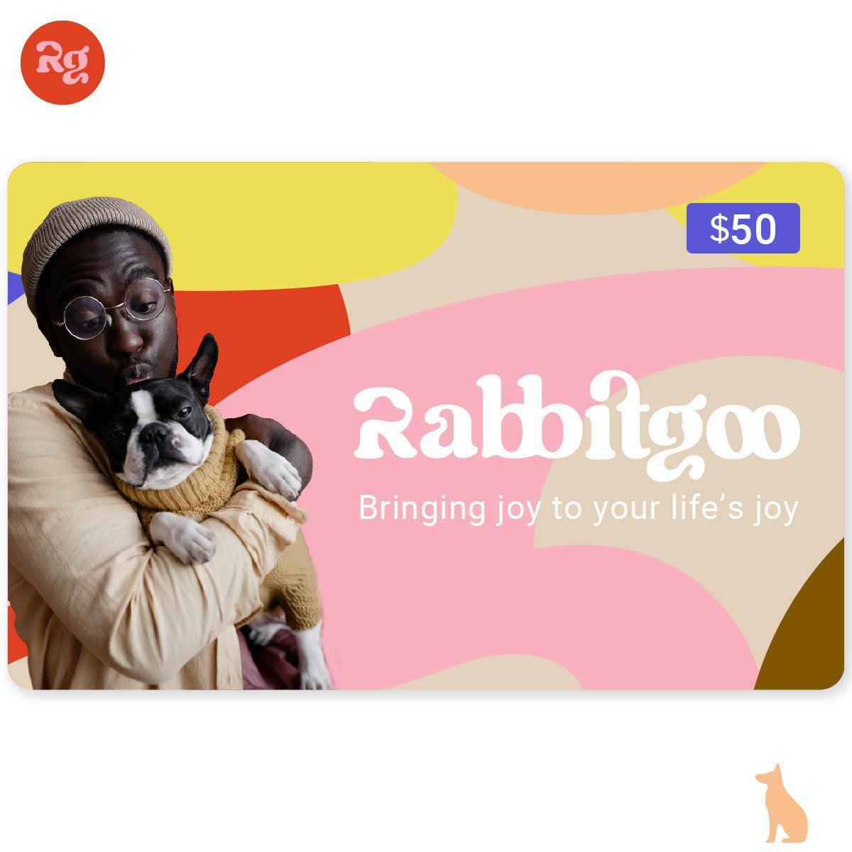 Rabbitgoo gift card - $10.00