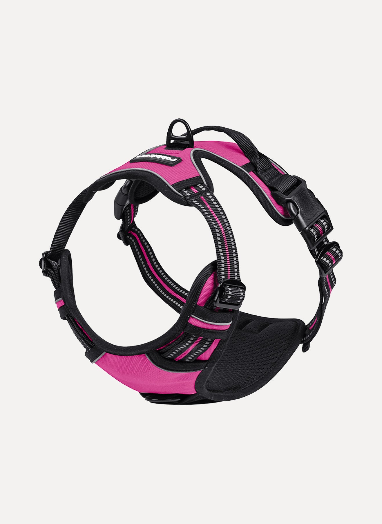 Rabbitgoo No Pull Dog Harness - Hot Pink 