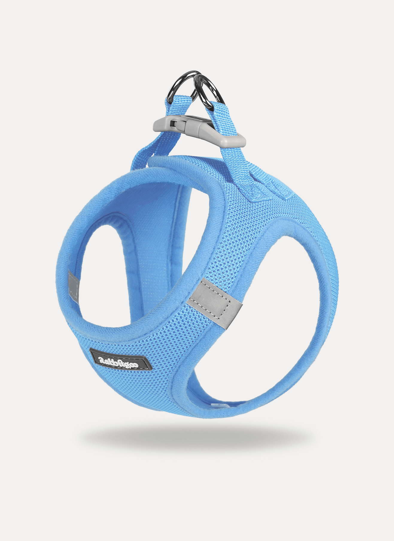 small dog harness - blue