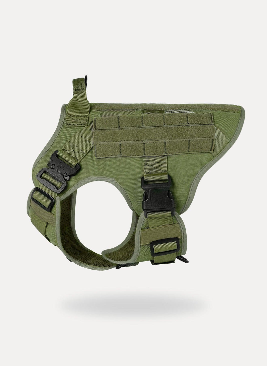 Mega Tactical Dog Harness with Handle - Green 
